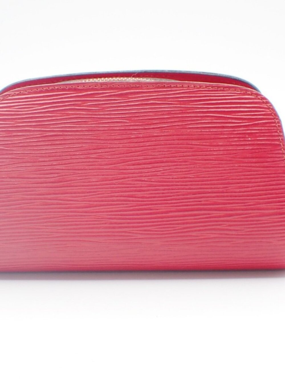 LOUIS VUITTON LV Logo Dauphine PM Pouch Bag Epi Leather Red M48447 05KC868 - Picture 3 of 14